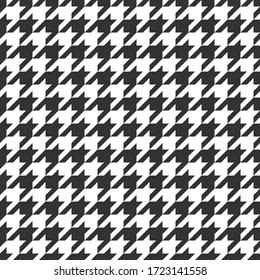 Houndstooth seamless pattern. Vector illustration