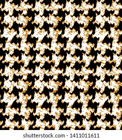 Houndstooth seamless pattern. Vintage textile texture. Classic fashion. crowbars images pattern