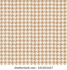 Houndstooth seamless pattern. Vintage textile texture. Classic fashion. crowbars images pattern