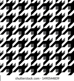 Houndstooth seamless pattern. Vintage textile texture. Classic fashion. crowbars images pattern