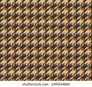 Houndstooth seamless pattern. Vintage textile texture. Classic fashion. crowbars images pattern