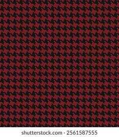 Houndstooth seamless pattern. Vintage textile texture. Classic fashion. crowbars images pattern