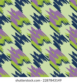 HOUNDSTOOTH STRUCTURE ALL OVER PRINT SEAMLESS PATTERN VECTOR