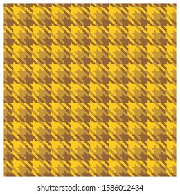 Houndstooth style fabric seamless vector graphic. Traditional design, also known as dogtooth, houndstooth pattern.