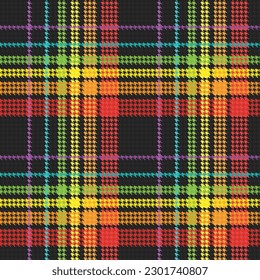 Houndstooth Tartan seamless pattern, art number 54.