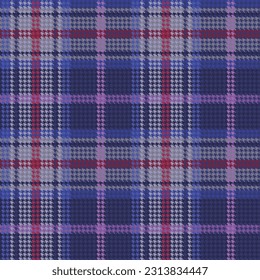Houndstooth Tartan seamless pattern, art number 58.
