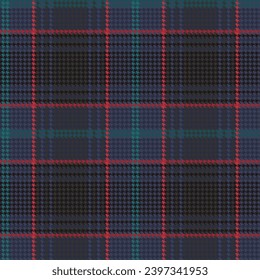 Houndstooth Tartan seamless pattern, art number 65
