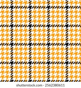 Houndstooth textured pattern for fabrics, print, textile, wallpaper, garments, clothing and background. Seamless vector hounds tooth design.