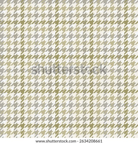 Houndstooth Tweed plaid pattern beige, vintage . Seamless pixel textured tartan check vector print for dress, jacket, trousers, scarf, other modern spring autumn winter fashion fabric design, textile