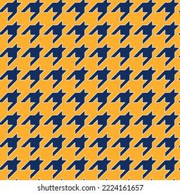 Houndstooth vector background. Modern classic seamless pattern. Eccentric fashion print for fabric, paper, packaging