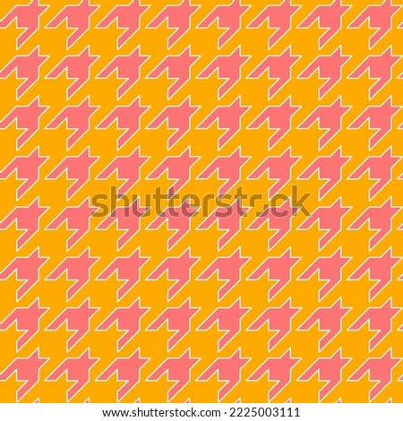 Houndstooth vector background. Modern classic seamless pattern. Eccentric fashion print for fabric, paper, packaging