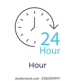 Hour – Clock Representing 247 Availability