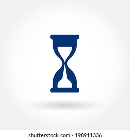 Hour glass icon. Modern line icon design. Modern icons for mobile or web interface. Vector illustration. 