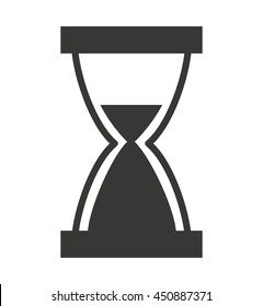 hour glass isolated icon design, vector illustration  graphic 