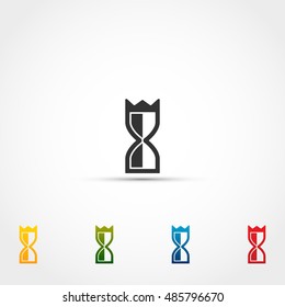 Hour Glass Logo Icon