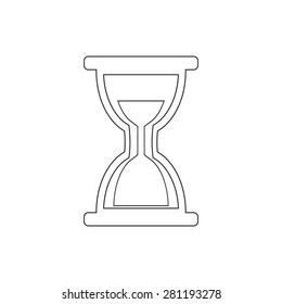 hour glass vector icon
