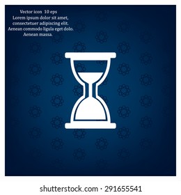hour glass vector icon