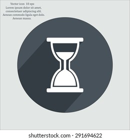 hour glass vector icon