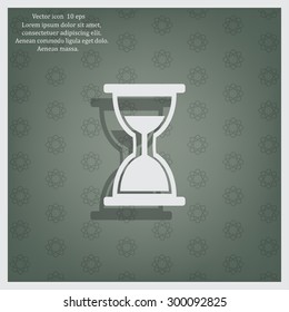 hour glass vector icon