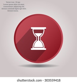 hour glass vector icon