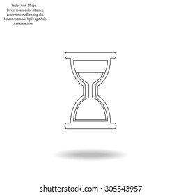 hour glass vector icon