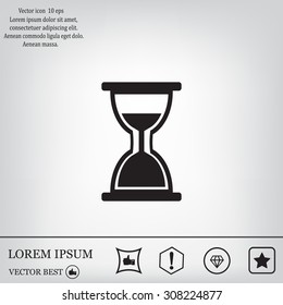 hour glass vector icon