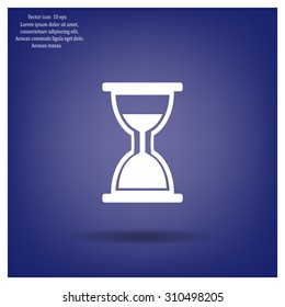 hour glass vector icon