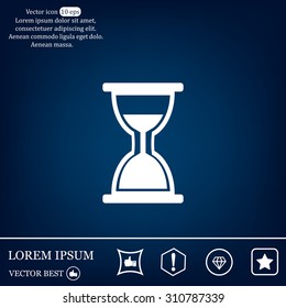 hour glass vector icon