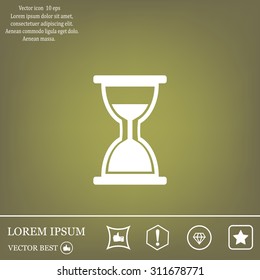 hour glass vector icon