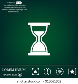 hour glass vector icon