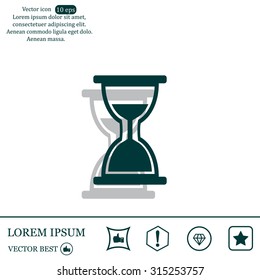 hour glass vector icon