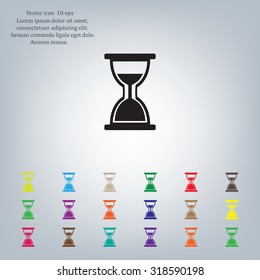 hour glass vector icon