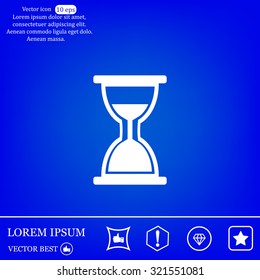 hour glass vector icon