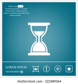 hour glass vector icon