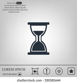 hour glass vector icon