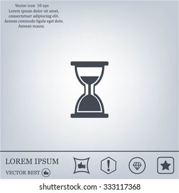 hour glass vector icon