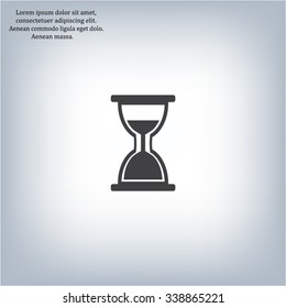 hour glass vector icon