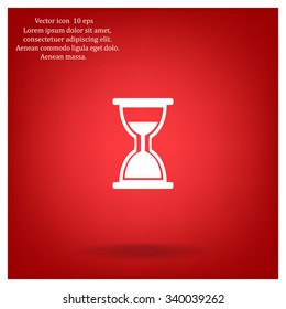 hour glass vector icon