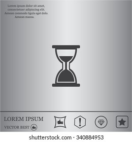 hour glass vector icon