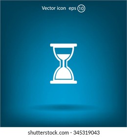 hour glass vector icon