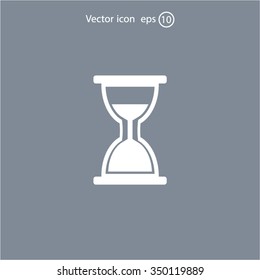 hour glass vector icon