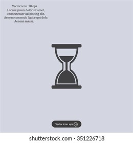 hour glass vector icon