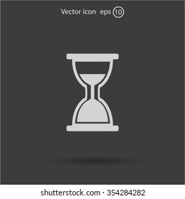 hour glass vector icon