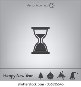 hour glass vector icon
