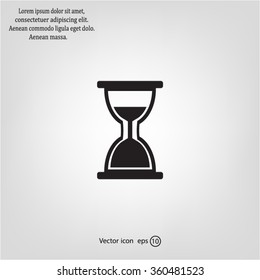 hour glass vector icon
