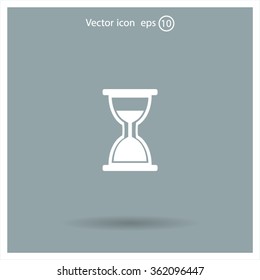 hour glass vector icon