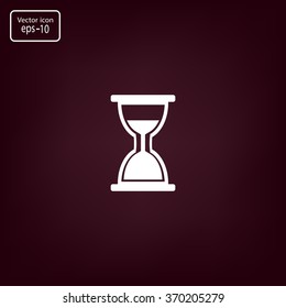 hour glass vector icon