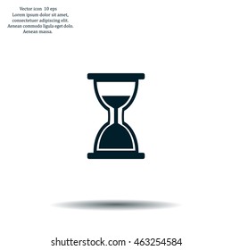 hour glass vector icon
