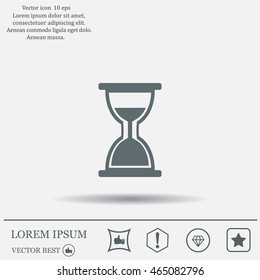 hour glass vector icon