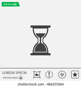 hour glass vector icon